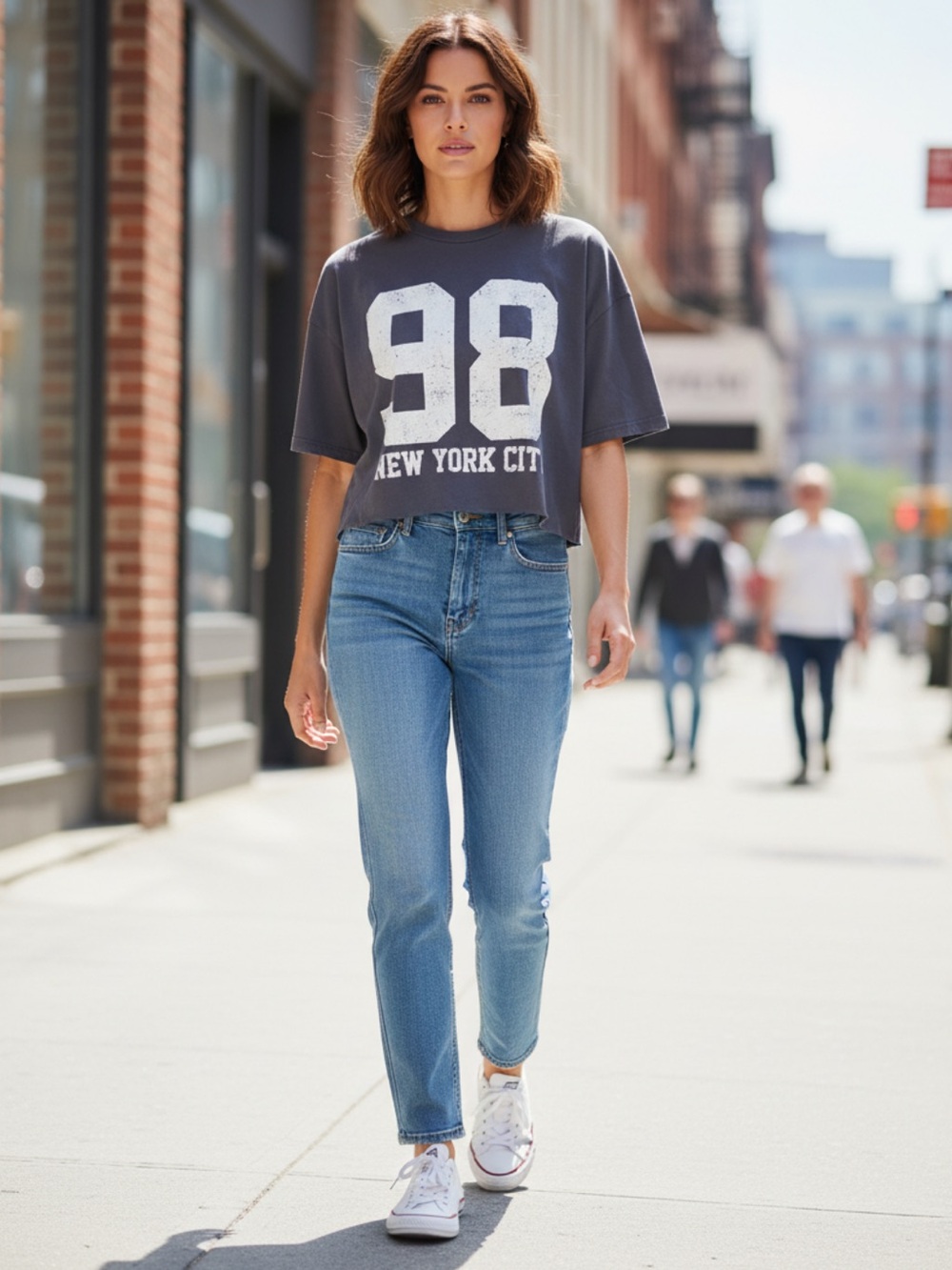 New York City 98 Crop Top l SIZE S
